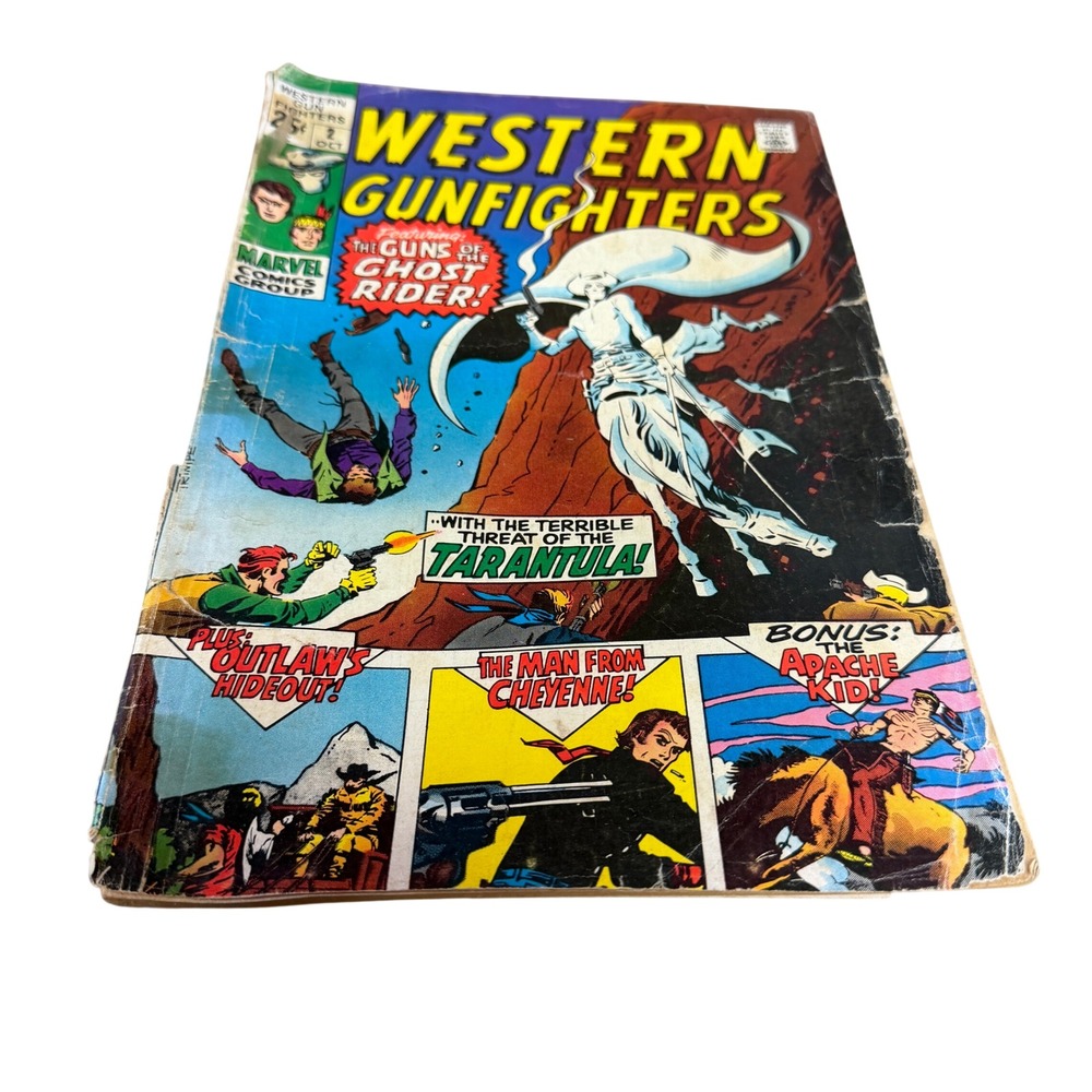 Marvel Western Gunfighters #2 Oct 1970 Ghost Rider‎ Apache Kid Vintage Comic